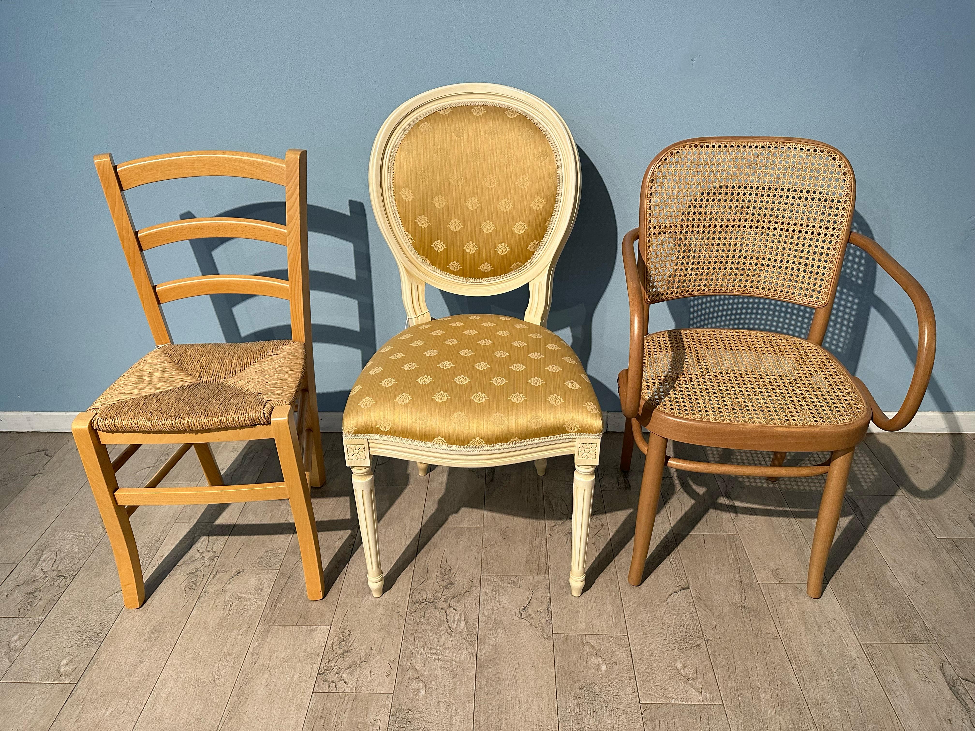 Laboratorio impagliatura sedie a Bologna - Gli Artigiani della Sedia al lavoro