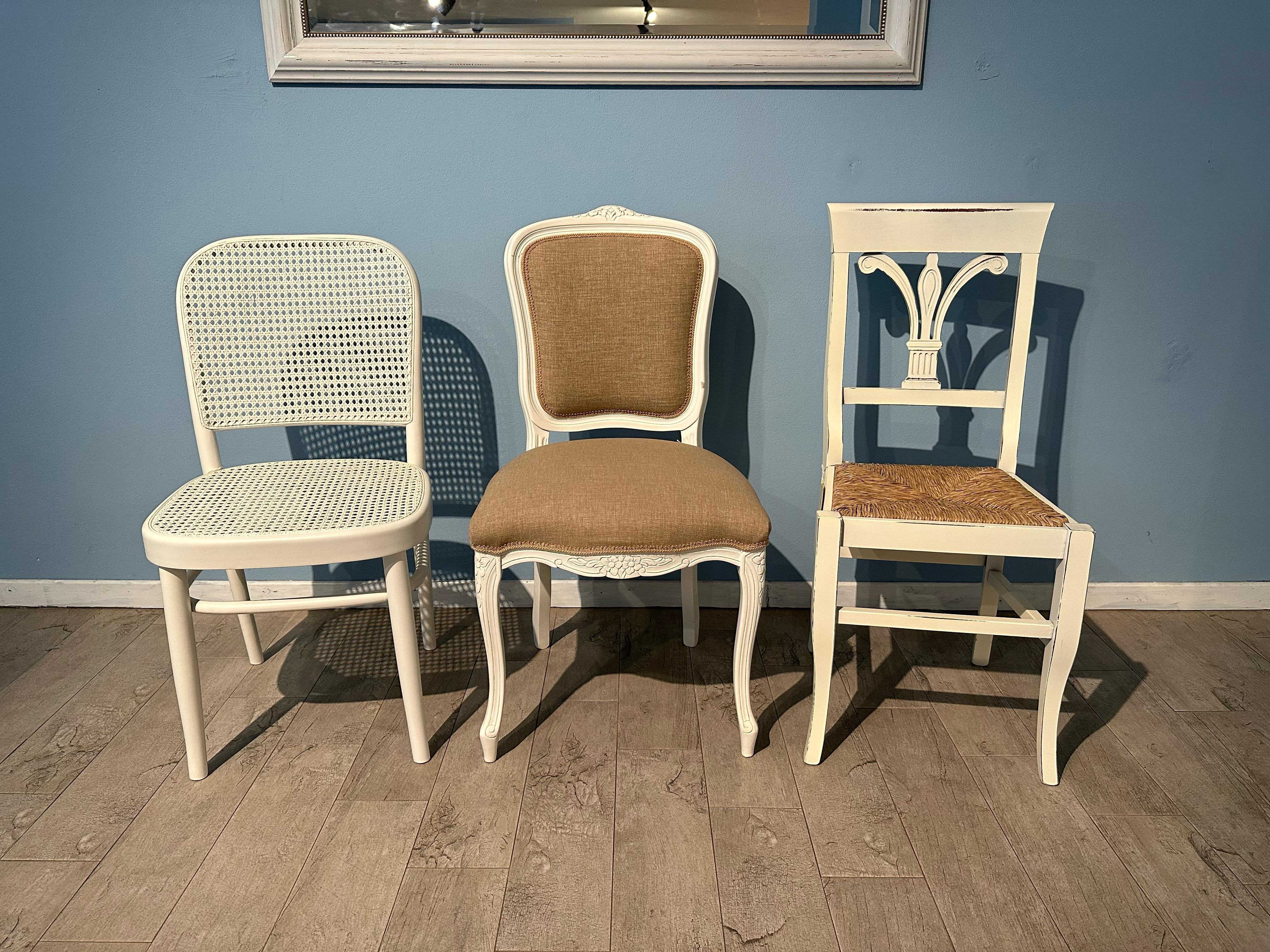 Sedia completata nel laboratorio di Bologna