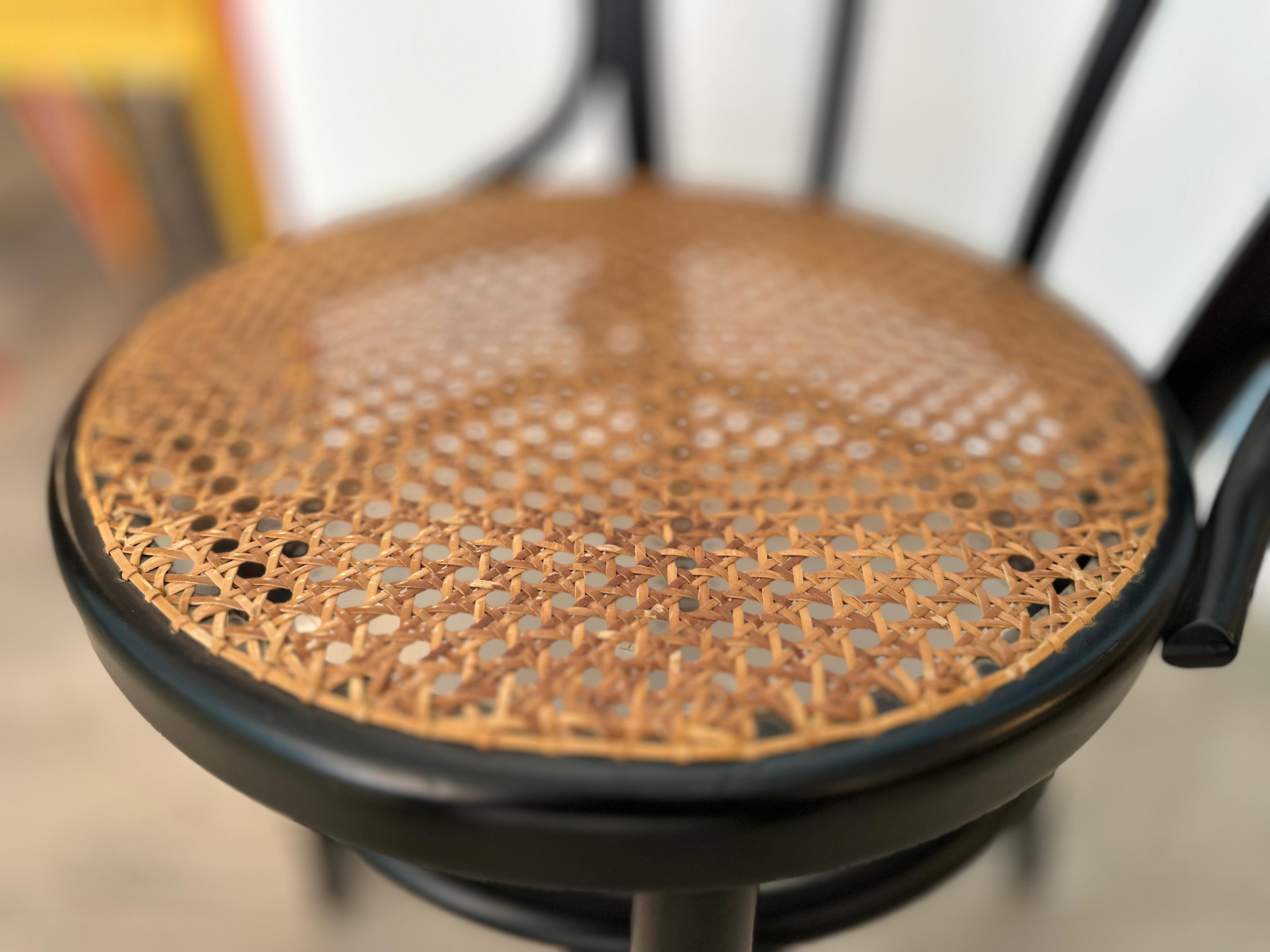 Dettaglio intreccio paglia Vienna